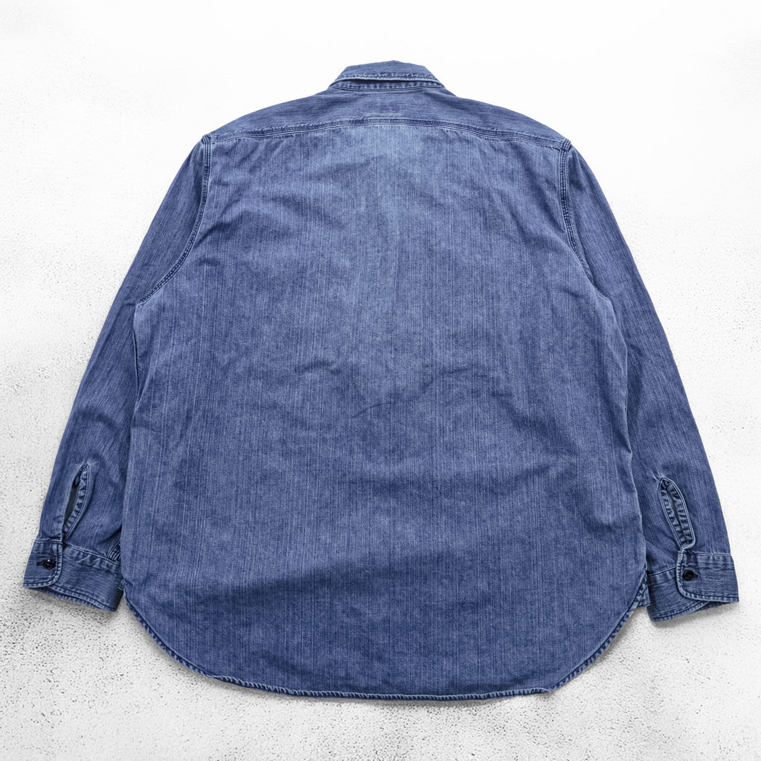 Polo Ralph Lauren 90s Vintage Denim Shirt, Size XL~, Blue, POLO JEANS CO. RALPH LAUREN