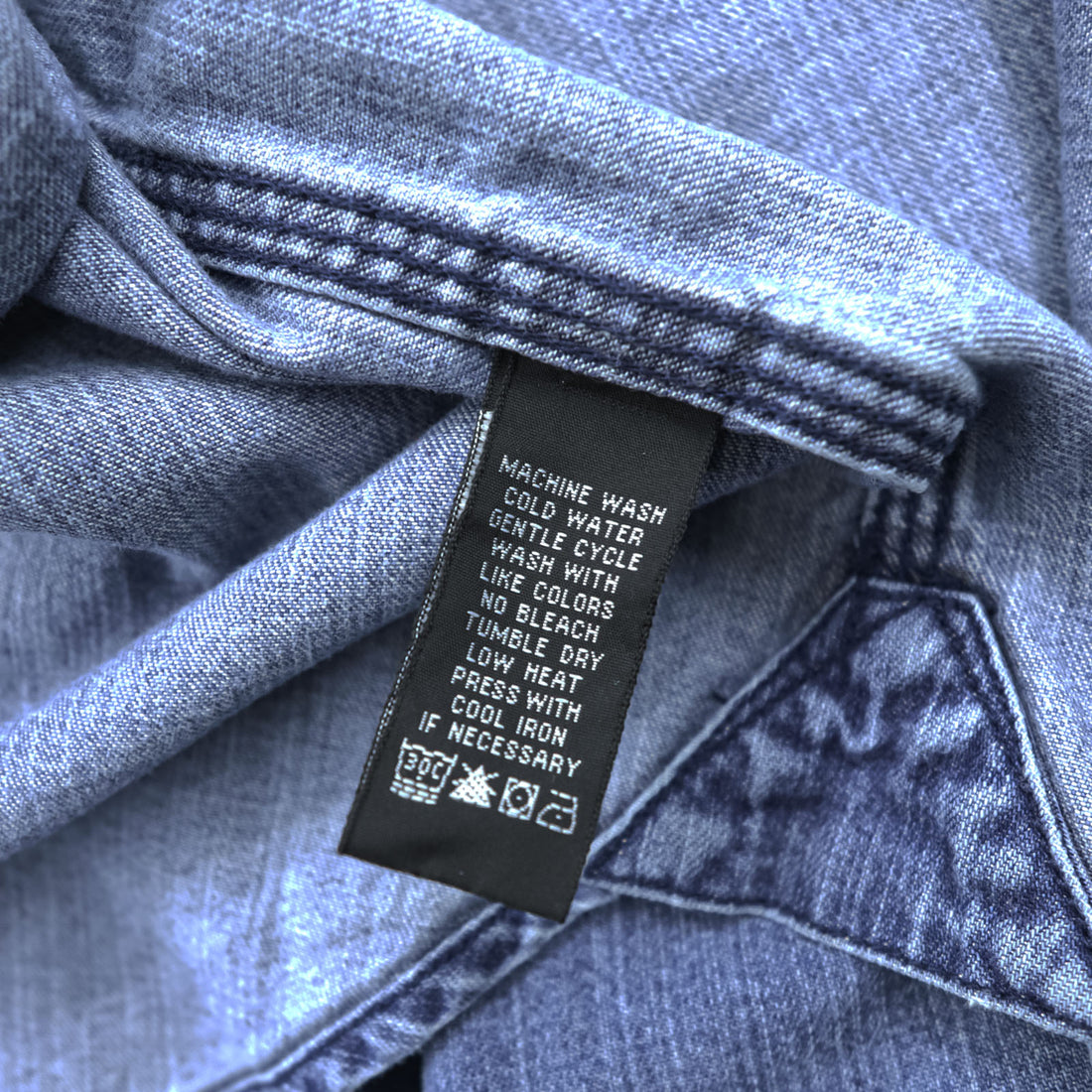 Polo Ralph Lauren 90s Vintage Denim Shirt, Size XL~, Blue, POLO JEANS CO. RALPH LAUREN