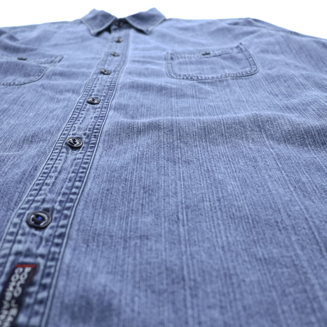 Polo Ralph Lauren 90s Vintage Denim Shirt, Size XL~, Blue, POLO JEANS CO. RALPH LAUREN