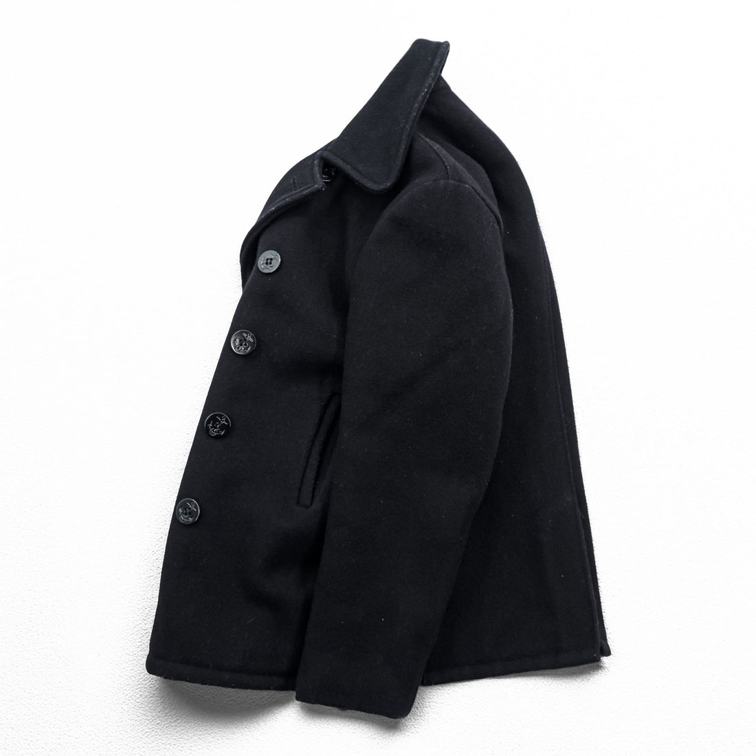 Schott USAMade Pea Coat L Navy U.S.740N