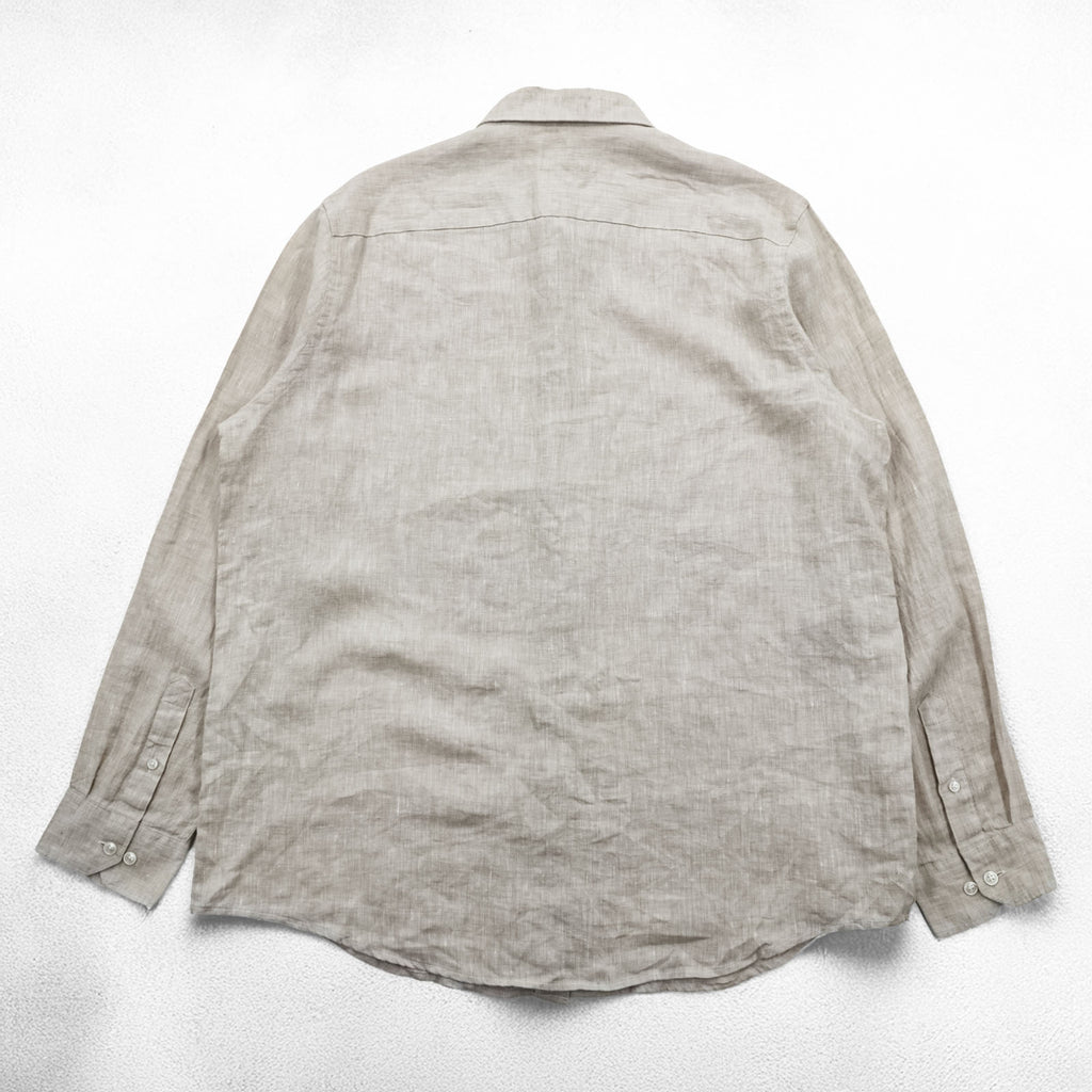 Tasso Elba VINTAGE Shirt Beige XL~