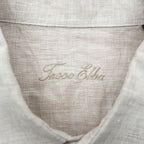 Tasso Elba VINTAGE Shirt Beige XL~