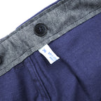 Vintage East German DDR Work Pants Blue VEB Berufskleidung Leutersdorf 1988 Straight Leg Deadstock