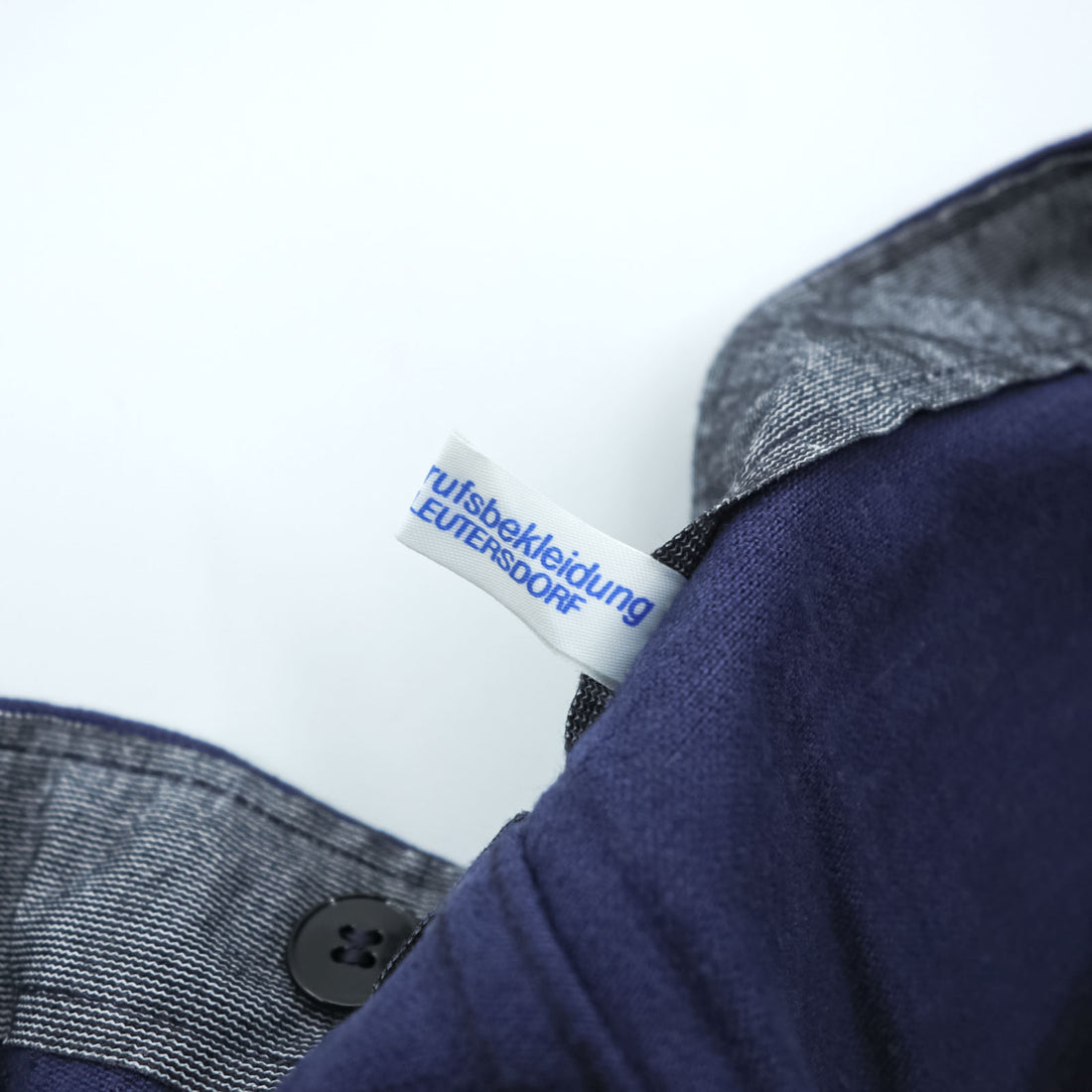 Vintage East German DDR Work Pants Blue VEB Berufskleidung Leutersdorf 1988 Straight Leg Deadstock