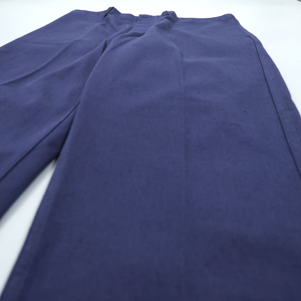 Vintage East German DDR Work Pants Blue VEB Berufskleidung Leutersdorf 1988 Straight Leg Deadstock