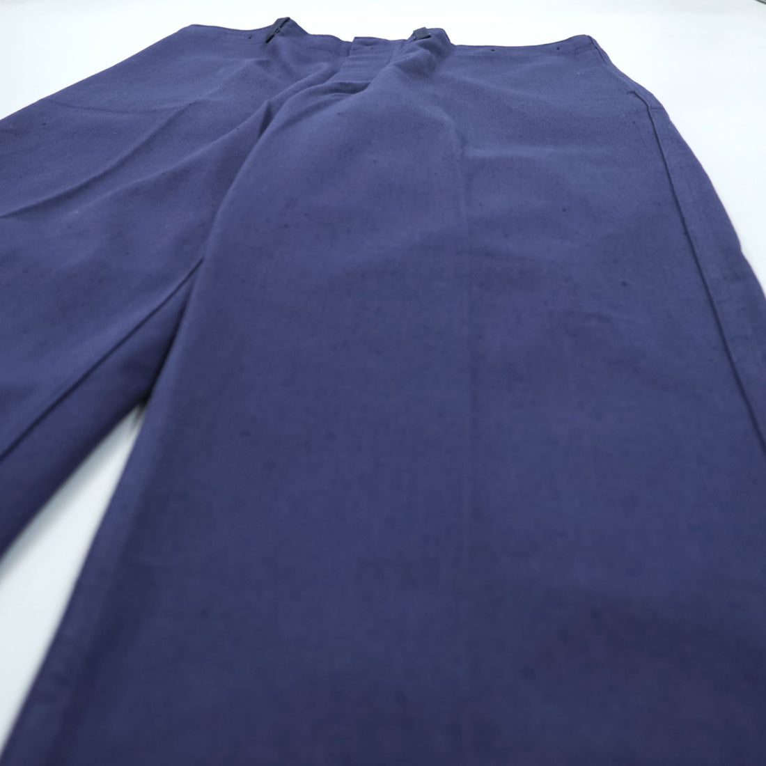 Vintage East German DDR Work Pants Blue VEB Berufskleidung Leutersdorf 1988 Straight Leg Deadstock