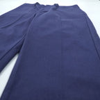 Vintage East German DDR Work Pants Blue VEB Berufskleidung Leutersdorf 1988 Straight Leg Deadstock