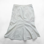 LAUREN RALPH LAUREN 90年代 ヴィンテージ マーメイドスカート XL ホワイト デニム フレア LAUREN JEANS CO.
