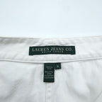 LAUREN RALPH LAUREN 90年代 ヴィンテージ マーメイドスカート XL ホワイト デニム フレア LAUREN JEANS CO.