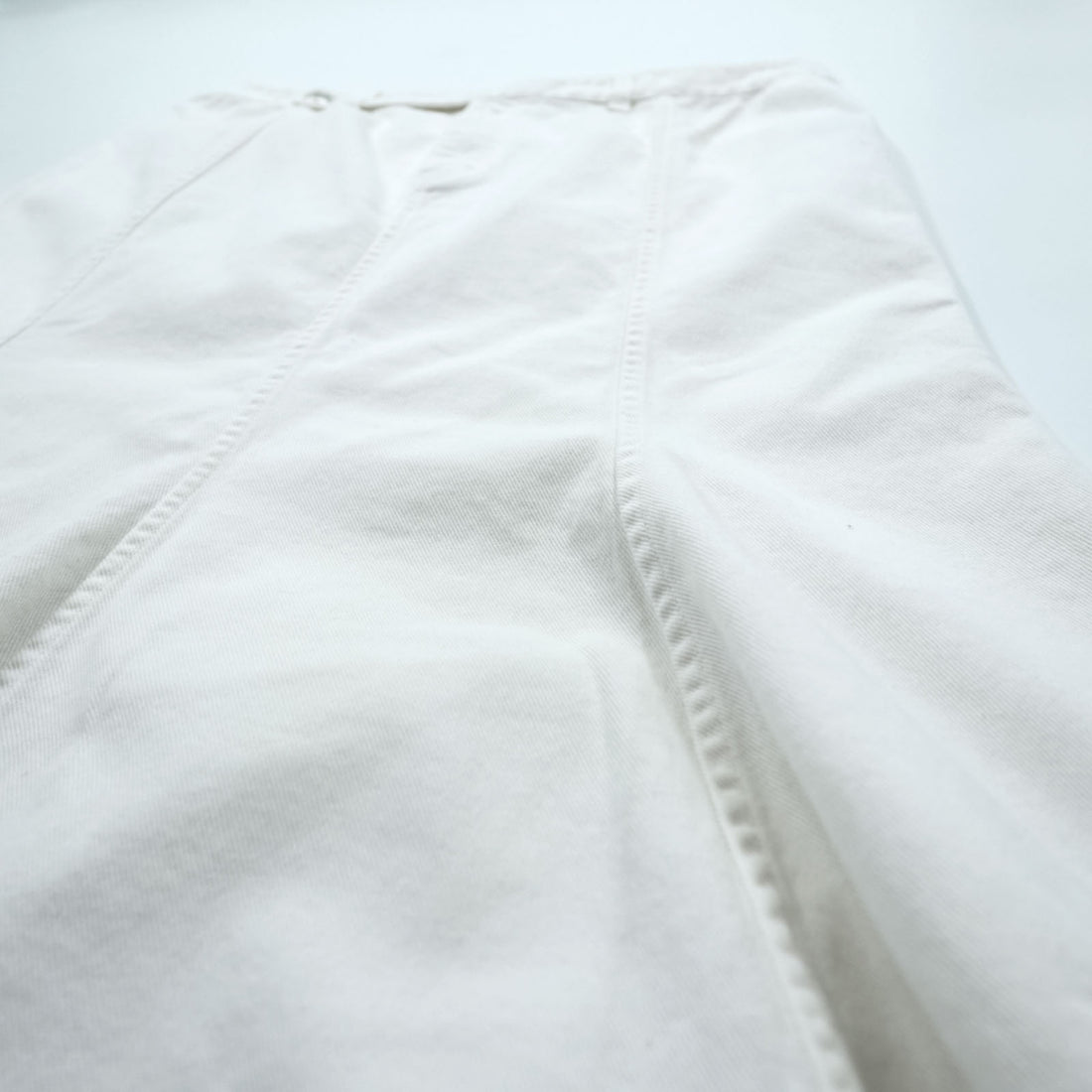 LAUREN RALPH LAUREN 90年代 ヴィンテージ マーメイドスカート XL ホワイト デニム フレア LAUREN JEANS CO.
