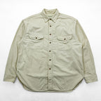 Eddie Bauer 90s Vintage Chamois Cloth Shirt, Size XL, Beige