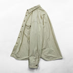 Eddie Bauer 90s Vintage Chamois Cloth Shirt, Size XL, Beige