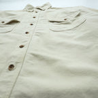 Eddie Bauer 90s Vintage Chamois Cloth Shirt, Size XL, Beige