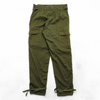 Vintage 1980s Czech Army M-85 Double Knee Front Field Cargo Pants M Khaki with Suspender Buttons