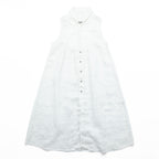 KAPITAL Japan Made Linen Sleeveless Dress S White Shirt