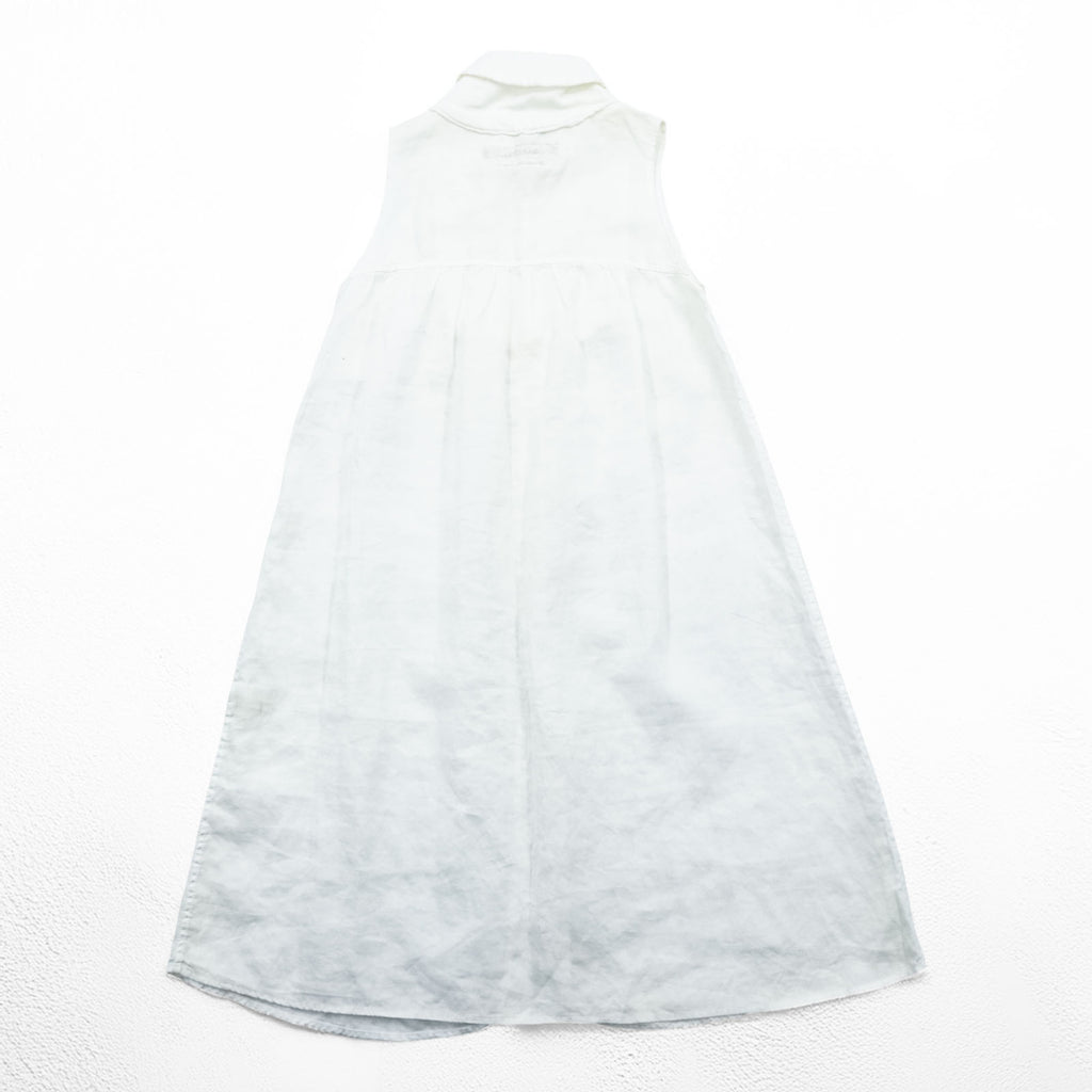 KAPITAL Japan Made Linen Sleeveless Dress S White Shirt