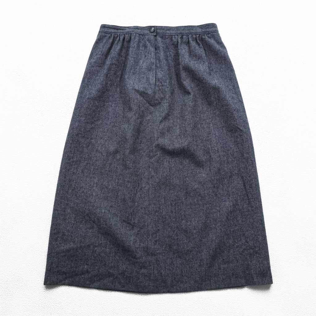PENDLETON 70年代 ヴィンテージ USA製 ロングスカート XL グレー PURE VIRGIN WOOL ウール
