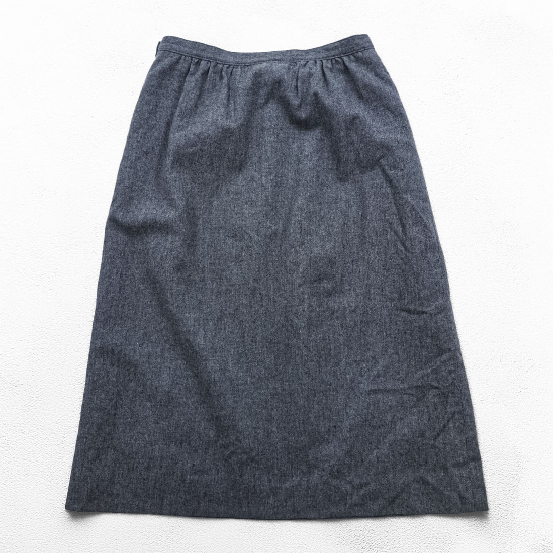 PENDLETON 70年代 ヴィンテージ USA製 ロングスカート XL グレー PURE VIRGIN WOOL ウール