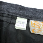PENDLETON 70年代 ヴィンテージ USA製 ロングスカート XL グレー PURE VIRGIN WOOL ウール