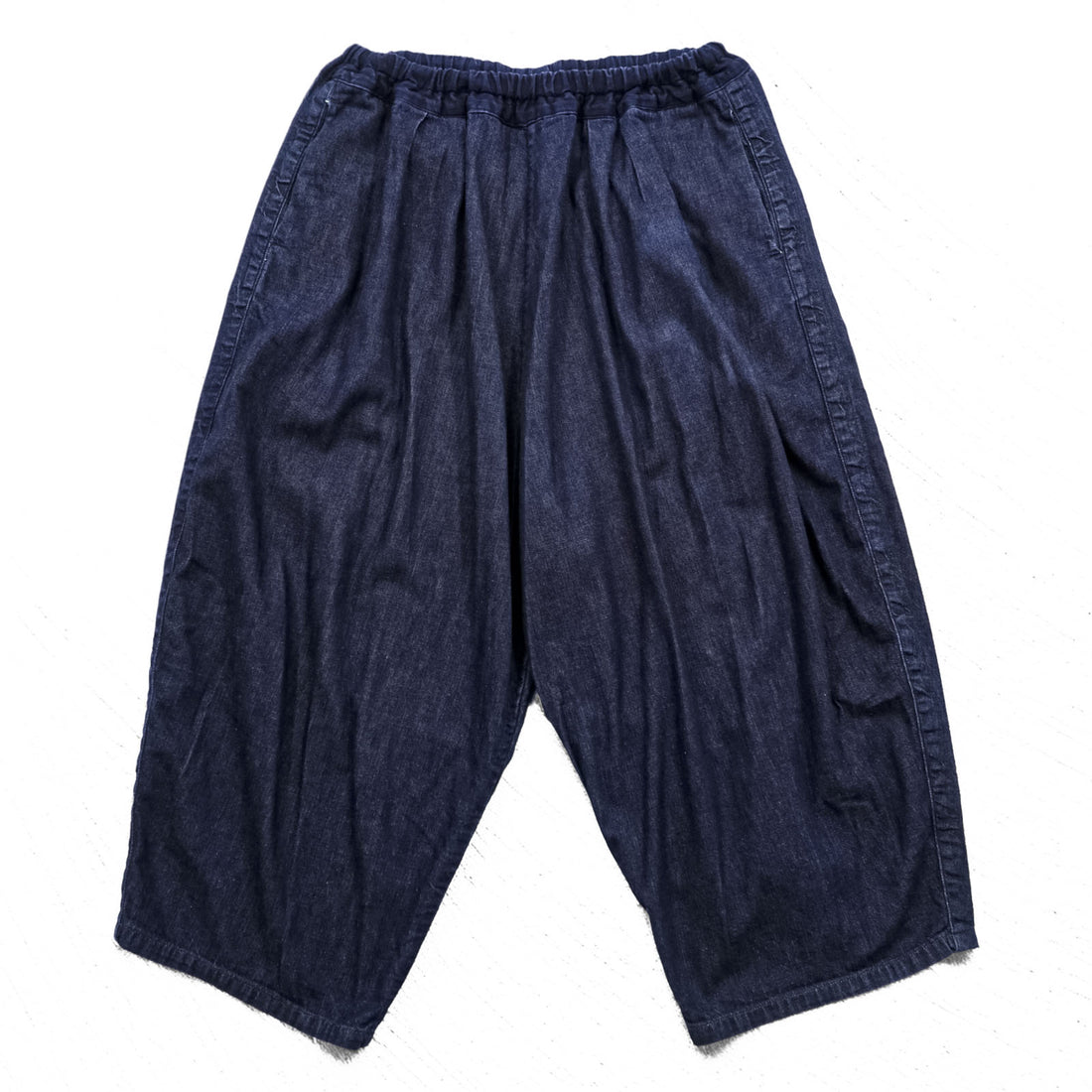ORDINARY FITS Japanese Made Wide Silhouette Easy Denim Pants FREE Blue Dark Navy 2-Tuck