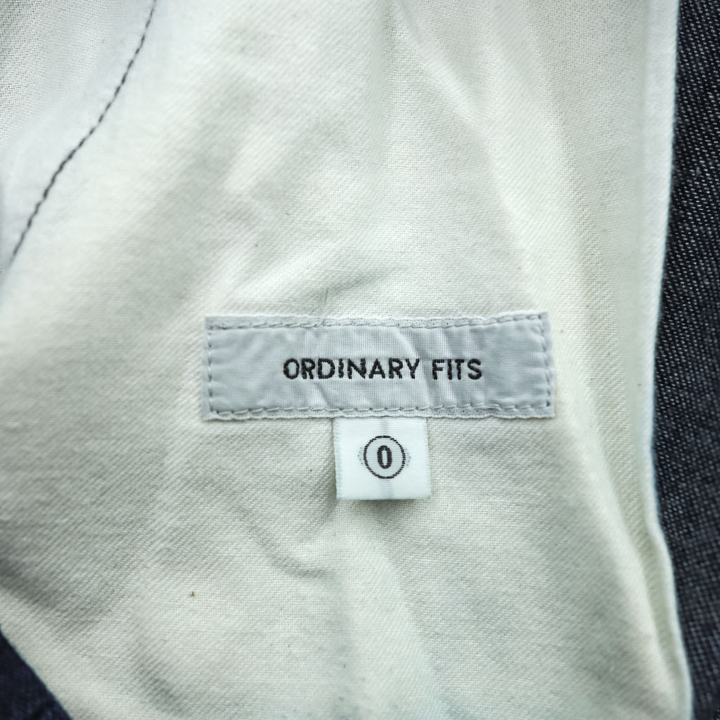 ORDINARY FITS Japanese Made Wide Silhouette Easy Denim Pants FREE Blue Dark Navy 2-Tuck