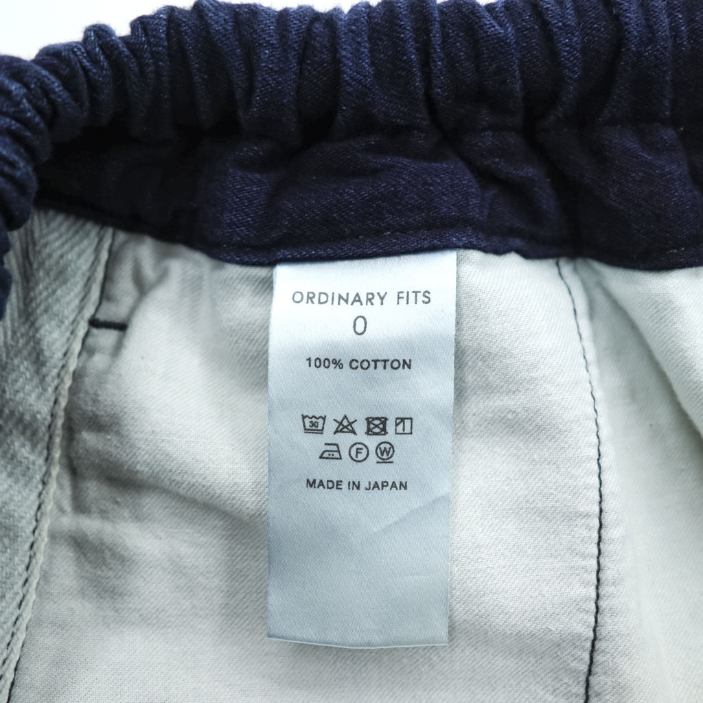 ORDINARY FITS Japanese Made Wide Silhouette Easy Denim Pants FREE Blue Dark Navy 2-Tuck