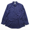 L.L.Bean button-down shirt, size M, navy, wrinkle-resistant, item number 264077