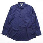 L.L.Bean button-down shirt, size M, navy, wrinkle-resistant, item number 264077