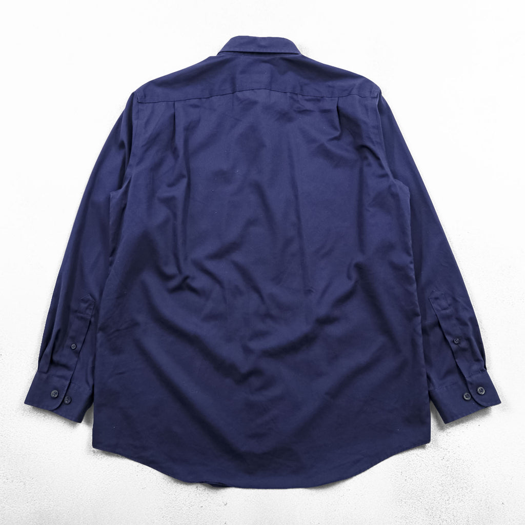 L.L.Bean button-down shirt, size M, navy, wrinkle-resistant, item number 264077