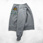 BUZZ RICKSON'S 日本製 スウェット トレーナー L グレー The Flying Eight Balls 染み込みプリント