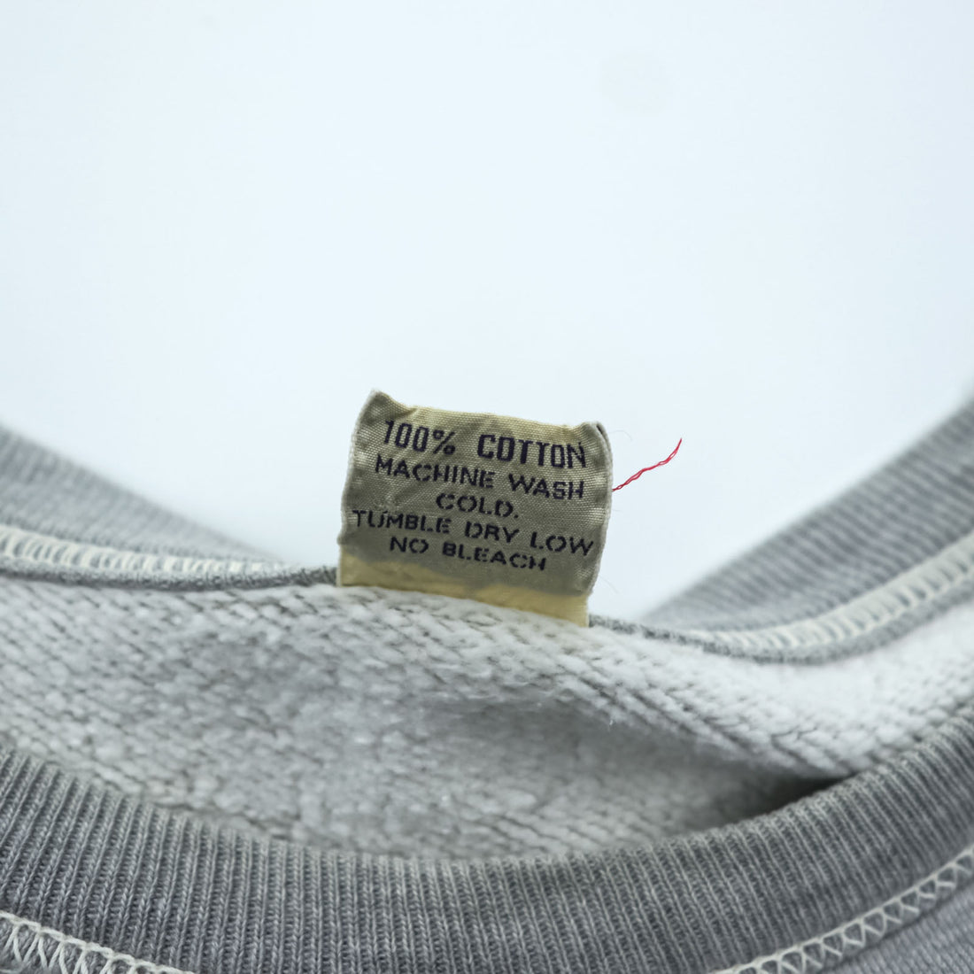 BUZZ RICKSON'S 日本製 スウェット トレーナー L グレー The Flying Eight Balls 染み込みプリント