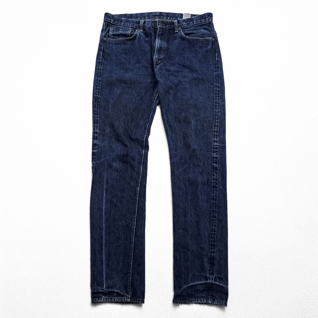 orSlow 107 IVY FIT Selvedge Denim Pants Blue XL~ 5-Pocket Basic Made in Japan