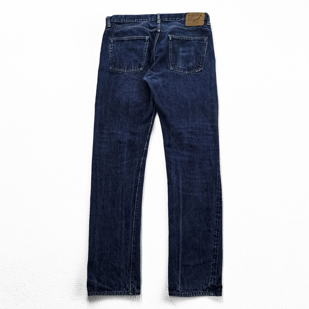 orSlow 107 IVY FIT Selvedge Denim Pants Blue XL~ 5-Pocket Basic Made in Japan