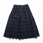 BURBERRY 90年代 ヴィンテージ 日本製 チェック プリーツ スカート L グリーン ネイビー ブラックウォッチ