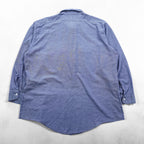 Dickies 80s Vintage USA Made Chambray Shirt XL Blue Work Shirt