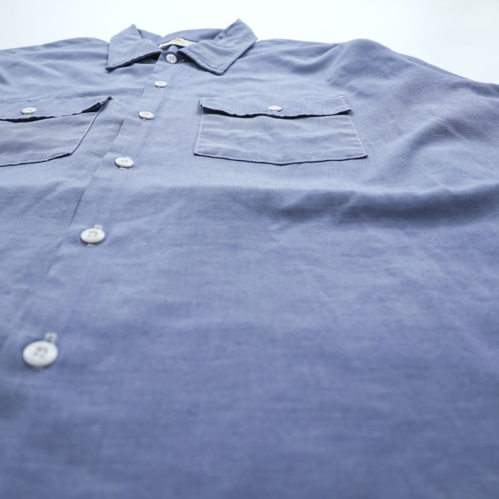 Dickies 80s Vintage USA Made Chambray Shirt XL Blue Work Shirt