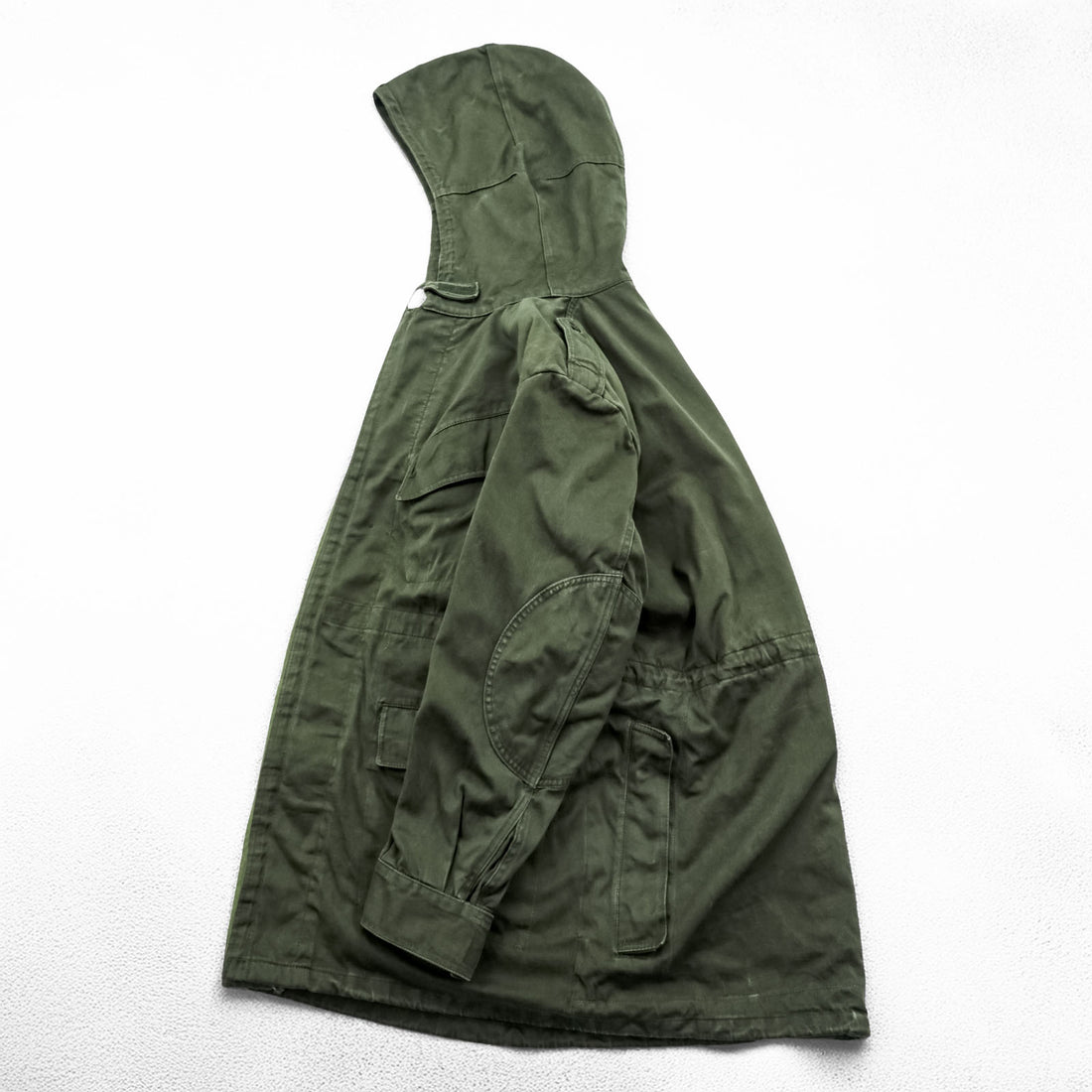 Vintage 1970s Belgian Army M-64 Mod Parka XL Khaki SEYNTEX 1977