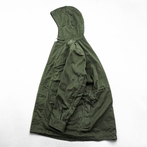 Vintage 1970s Belgian Army M-64 Mod Parka XL Khaki SEYNTEX 1977