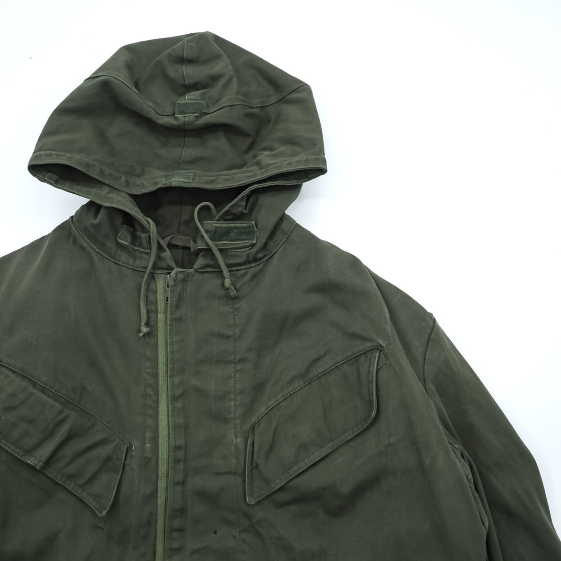 Vintage 1970s Belgian Army M-64 Mod Parka XL Khaki SEYNTEX 1977