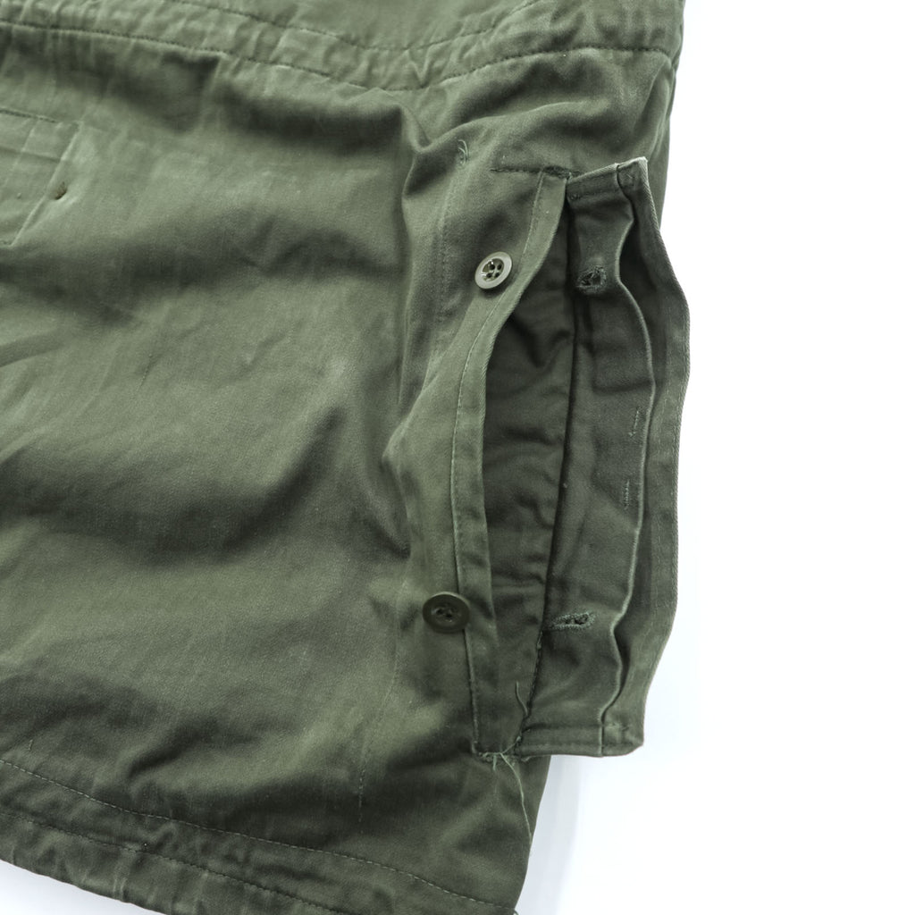 Vintage 1970s Belgian Army M-64 Mod Parka XL Khaki SEYNTEX 1977