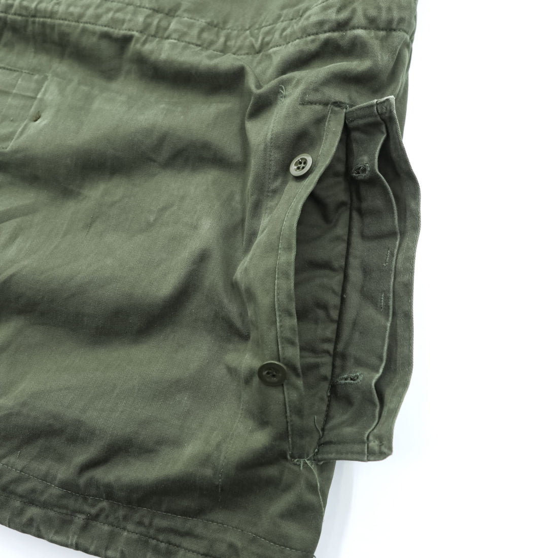 Vintage 1970s Belgian Army M-64 Mod Parka XL Khaki SEYNTEX 1977