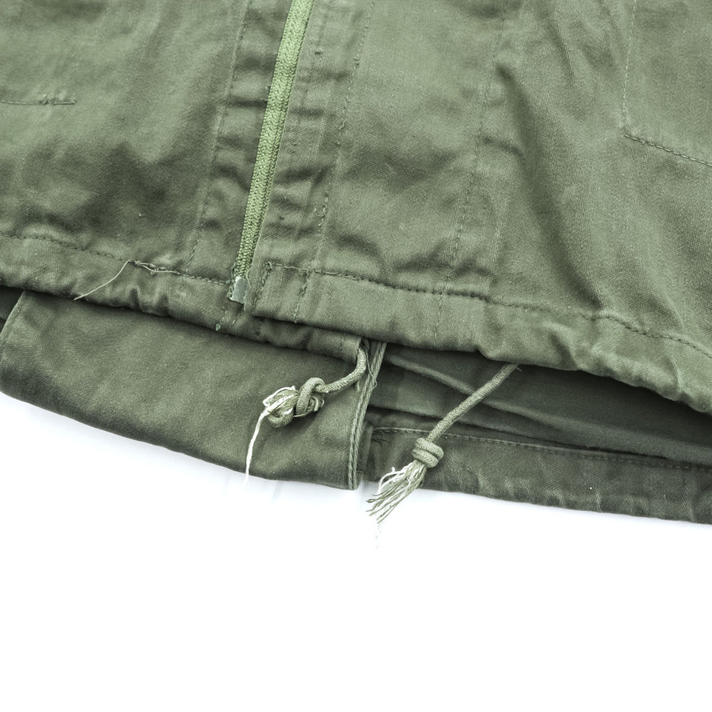 Vintage 1970s Belgian Army M-64 Mod Parka XL Khaki SEYNTEX 1977