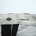 Dickies ルーズフィット ダブルニー チノパンツ ワークパンツ XL ブラック LOOSE FIT 85283BK