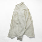 LANDS' END 90s Vintage Linen shirt, size M, beige