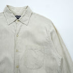 LANDS' END 90s Vintage Linen shirt, size M, beige