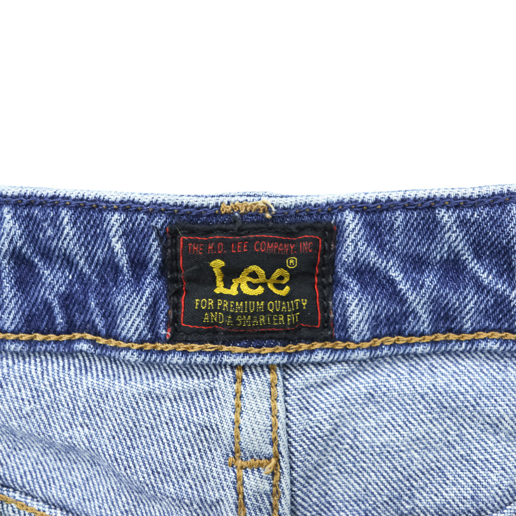 Lee フロントスリット デニム ロングスカート L インディゴ ブルー ULTRA LONG SPLIT USAモデル