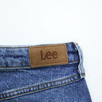 Lee フロントスリット デニム ロングスカート L インディゴ ブルー ULTRA LONG SPLIT USAモデル