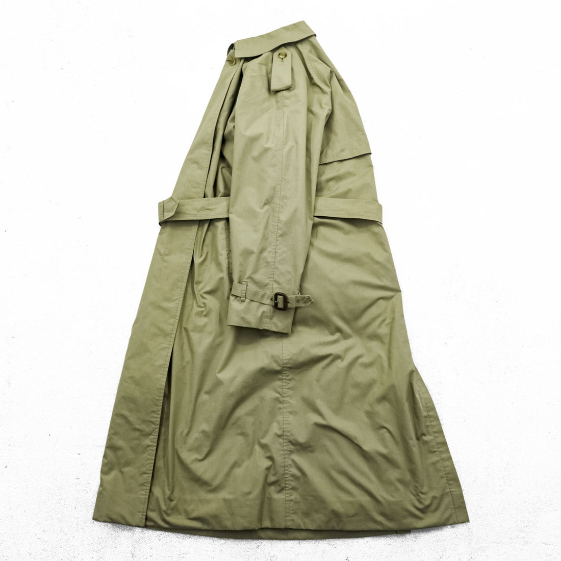 BURBERRY 英国製 90年代 ヴィンテージ バルマカーン ステンカラーコート トレンチコート XL ベルト付 エポレット 裏地チェック イングランド製