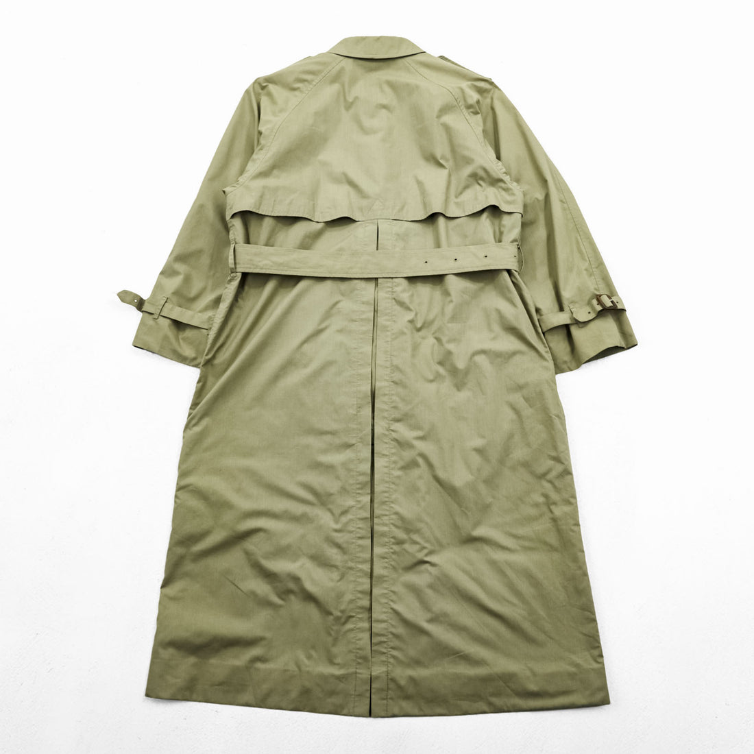 BURBERRY 英国製 90年代 ヴィンテージ バルマカーン ステンカラーコート トレンチコート XL ベルト付 エポレット 裏地チェック イングランド製
