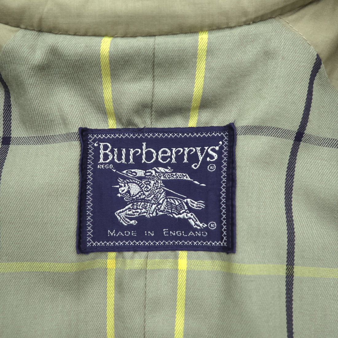 BURBERRY 英国製 90年代 ヴィンテージ バルマカーン ステンカラーコート トレンチコート XL ベルト付 エポレット 裏地チェック イングランド製